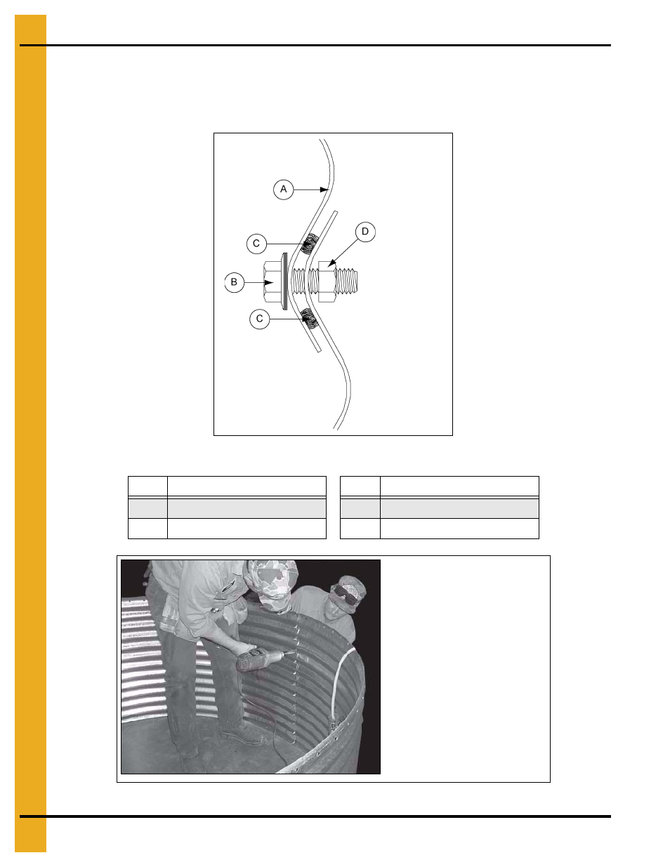 Described, Sidewall assembly | Grain Systems Tanks PNEG-1460 User Manual | Page 24 / 106