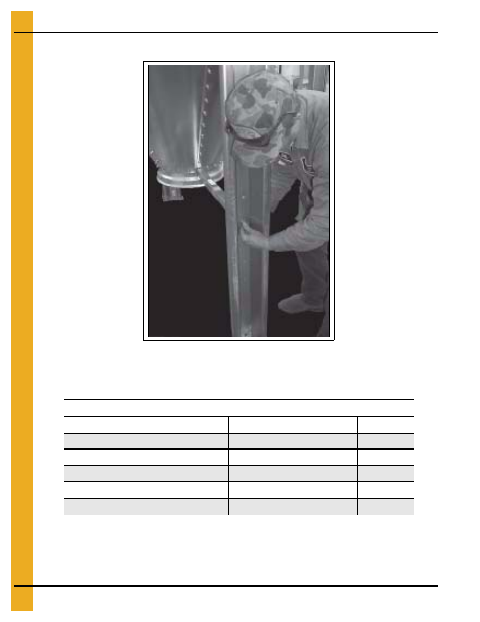 Tank legs and leg braces (continued), Legs and leg bracing | Grain Systems Tanks PNEG-1460 User Manual | Page 76 / 106