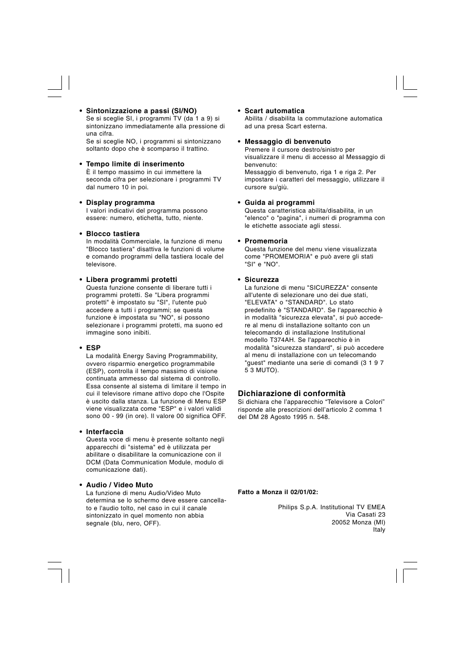 Philips 21HT5404 User Manual | Page 24 / 64