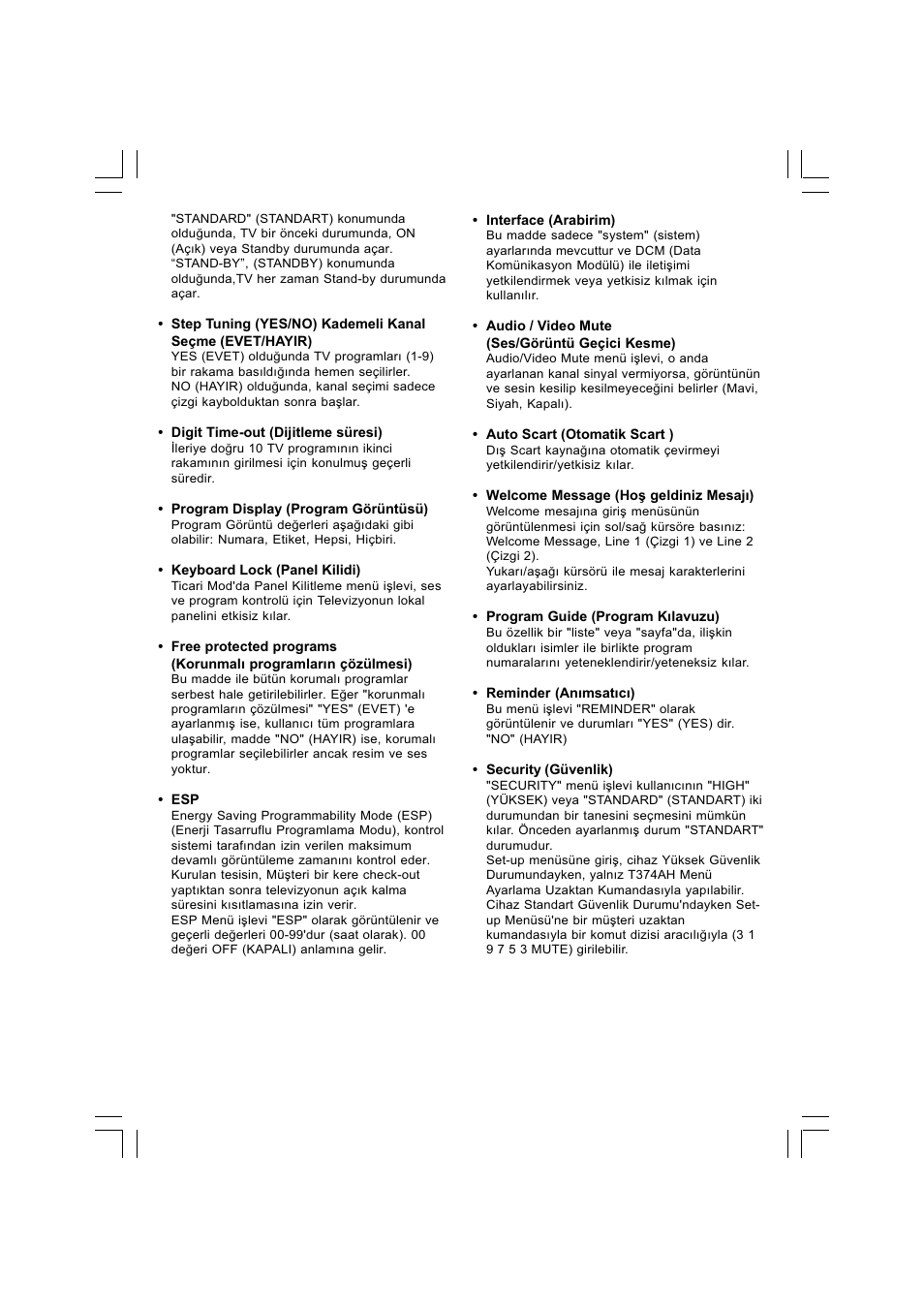 Philips 21HT5404 User Manual | Page 52 / 64