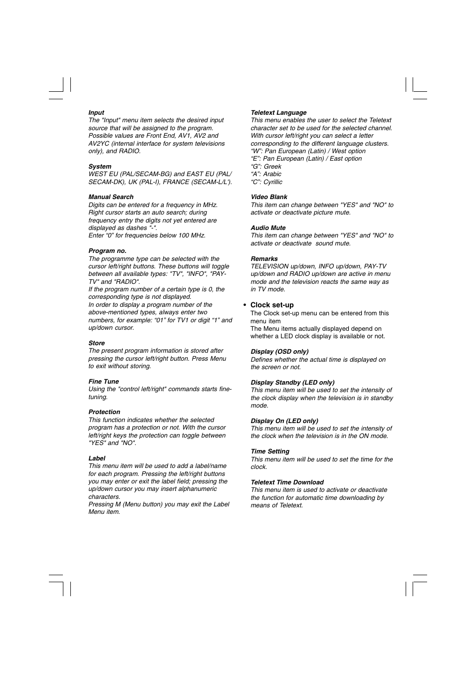 Philips 21HT5404 User Manual | Page 6 / 64