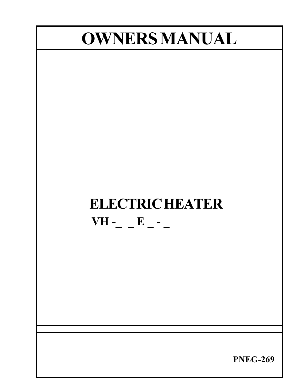 Grain Systems PNEG-269 User Manual | 23 pages