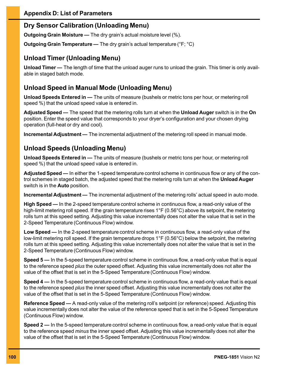 Grain Systems PNEG-1851 User Manual | Page 100 / 116