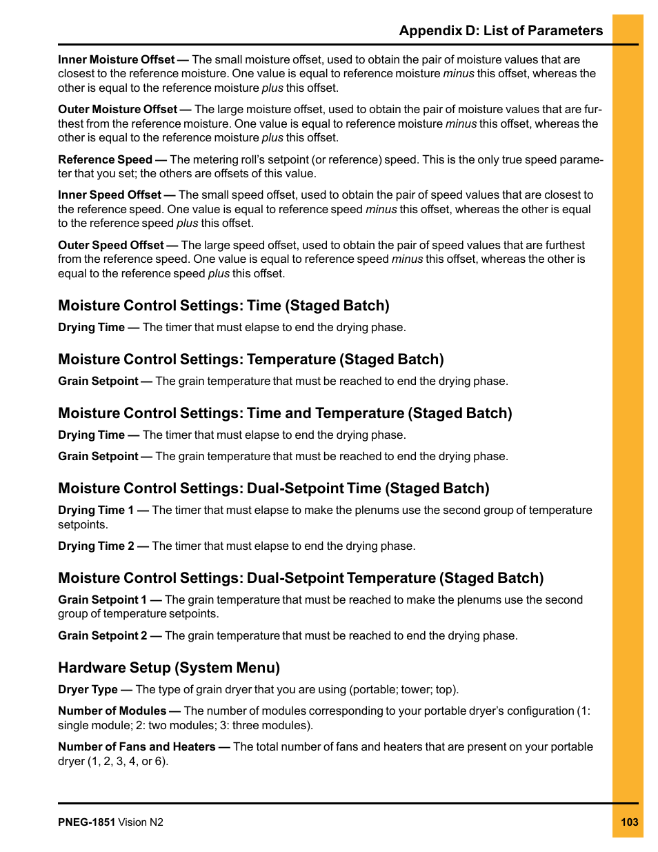 Grain Systems PNEG-1851 User Manual | Page 103 / 116