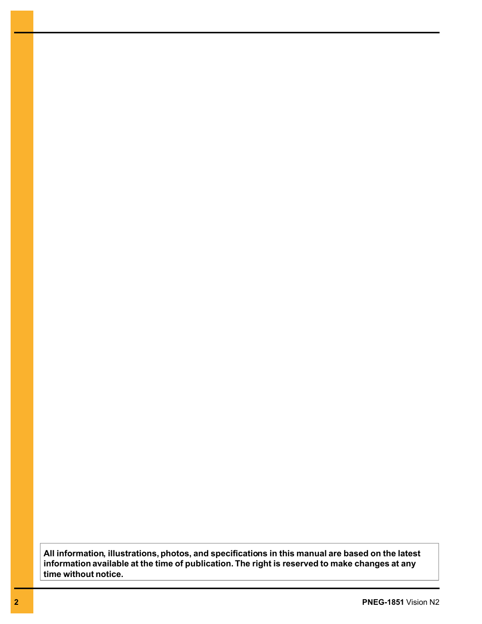 Vision n2 controlleruser guide | Grain Systems PNEG-1851 User Manual | Page 2 / 116