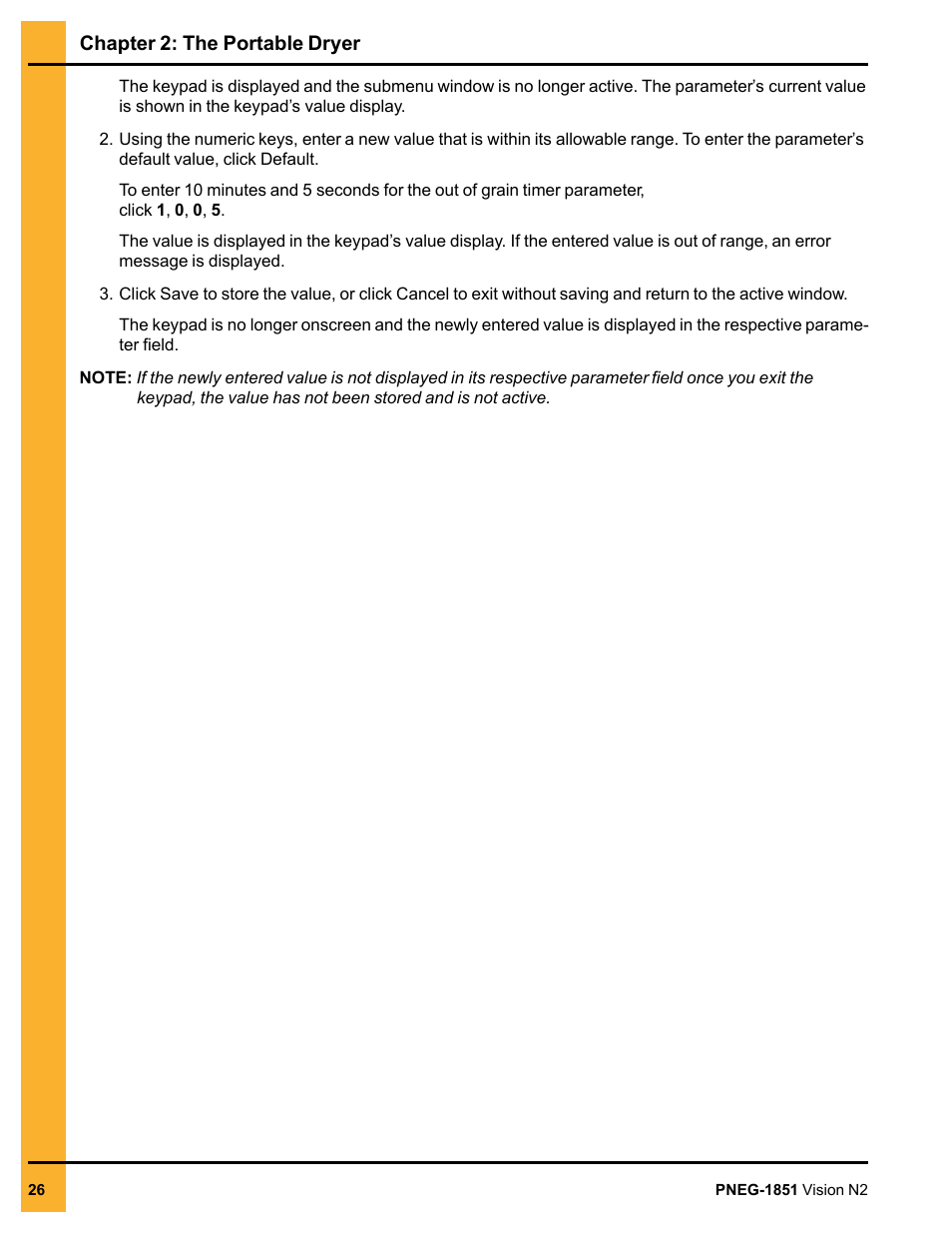 Grain Systems PNEG-1851 User Manual | Page 26 / 116