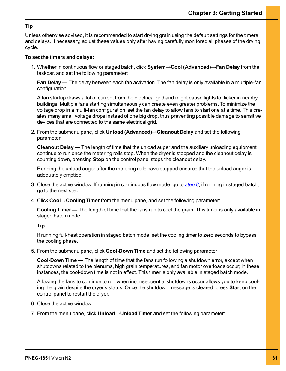 Grain Systems PNEG-1851 User Manual | Page 31 / 116