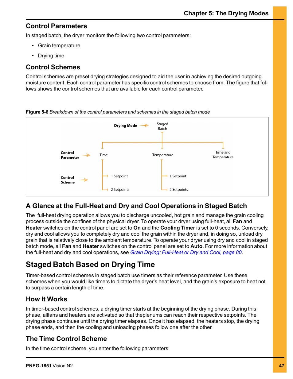 Staged batch based on drying time | Grain Systems PNEG-1851 User Manual | Page 47 / 116