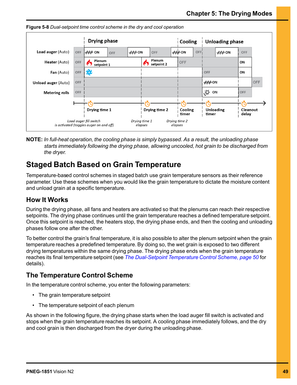 Staged batch based on grain temperature | Grain Systems PNEG-1851 User Manual | Page 49 / 116