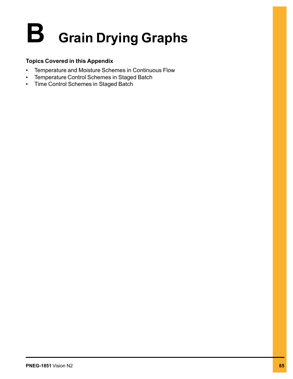 Appendix b grain drying graphs, Grain drying graphs | Grain Systems PNEG-1851 User Manual | Page 85 / 116