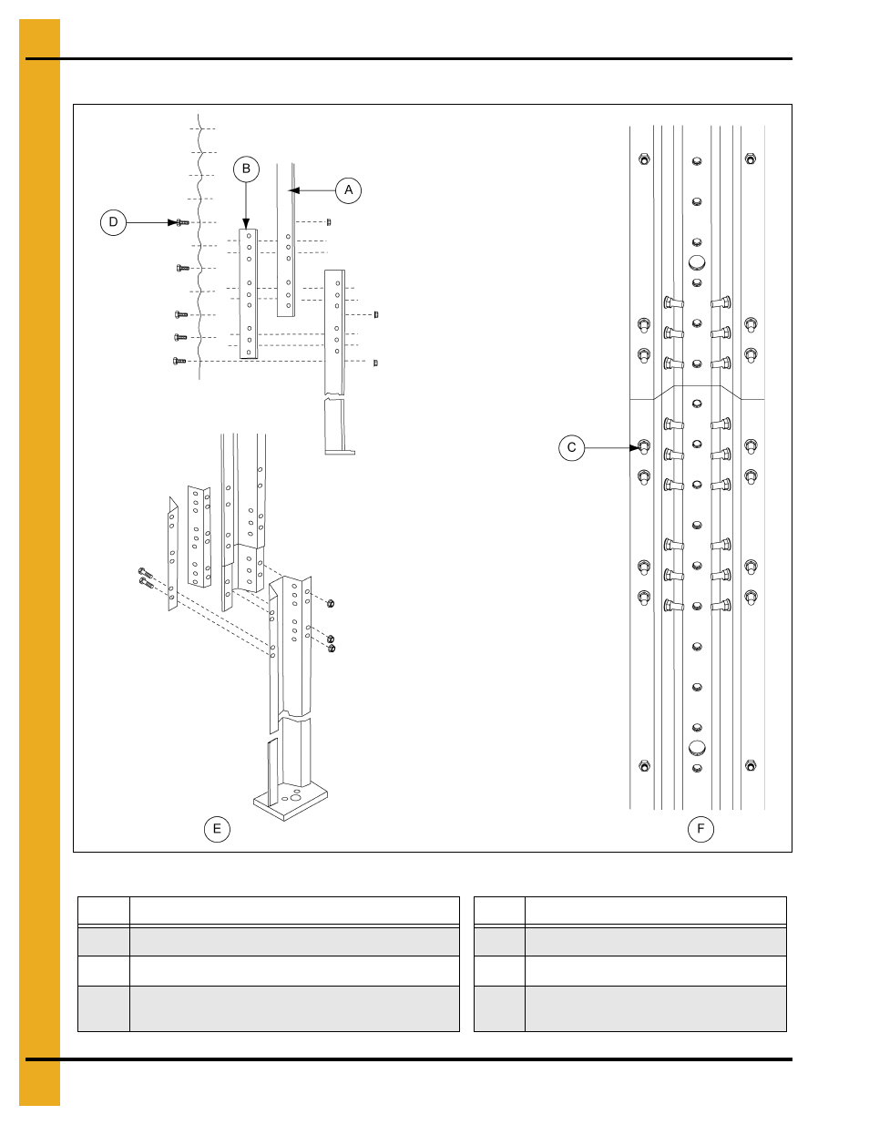 Laminated stiffener splice 2.66" corrugation, Stiffener instruction (outside stiffened) | Grain Systems Tanks PNEG-1000 User Manual | Page 66 / 94