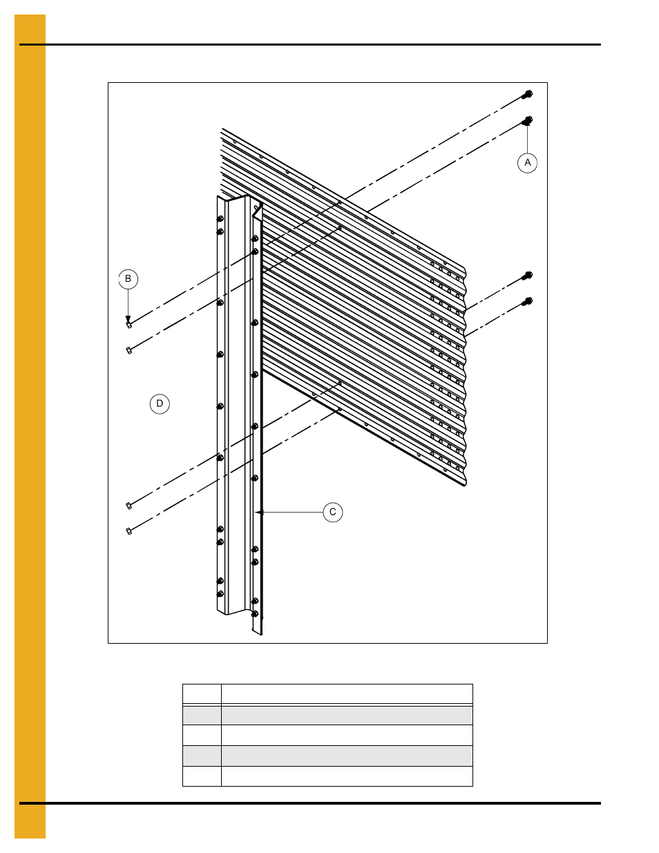 Non-laminated stiffener to sidewall detail, Stiffener instruction (outside stiffened) | Grain Systems Tanks PNEG-1000 User Manual | Page 72 / 94