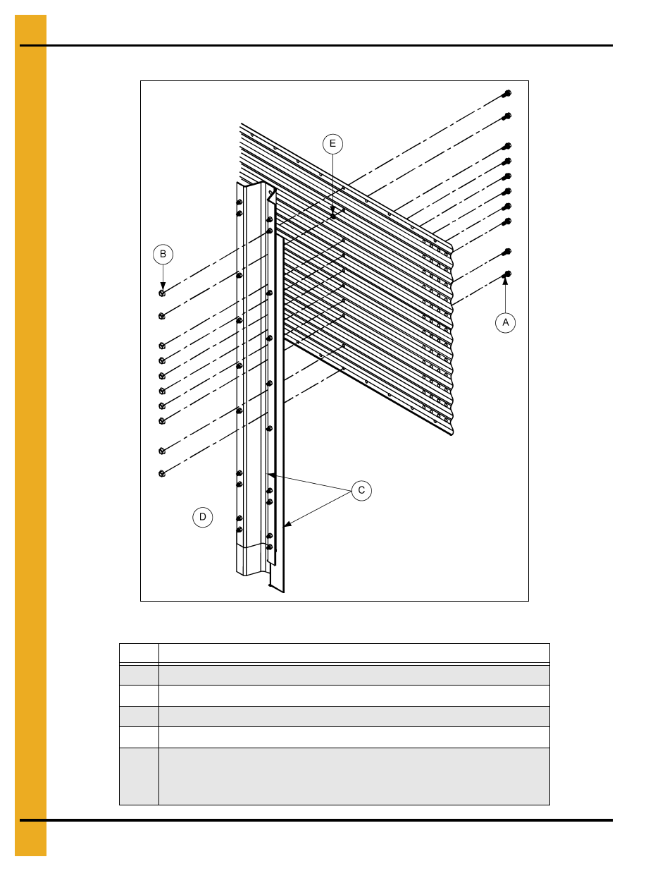 Laminated stiffener to sidewall detail (continued), Stiffener instruction (outside stiffened) | Grain Systems Tanks PNEG-1000 User Manual | Page 74 / 94