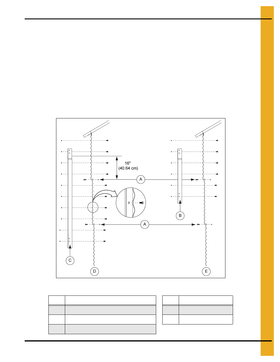 3 stiffeners per sidewall sheet, Stiffener assembly (outside only) | Grain Systems Tanks PNEG-1000 User Manual | Page 77 / 94