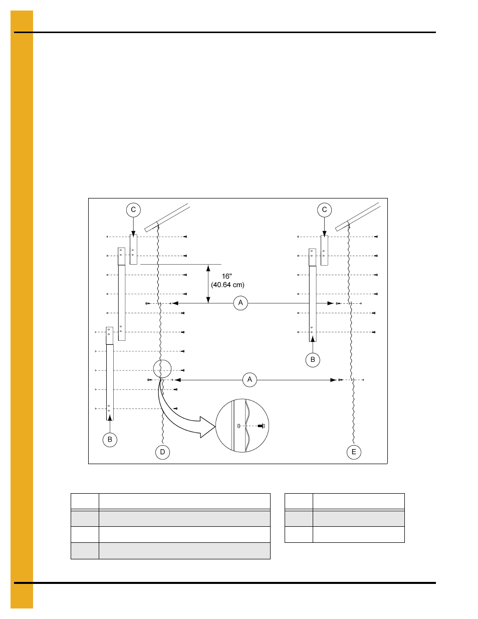Stiffener assembly (outside only) | Grain Systems Tanks PNEG-1000 User Manual | Page 78 / 94