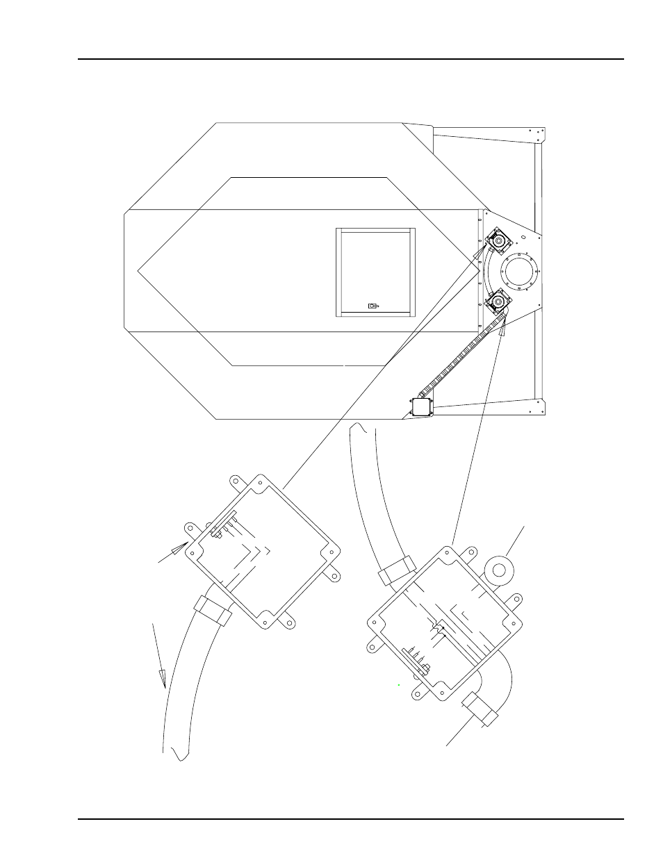 Left meter roll sensor right meter roll sensor, Meter roll sensor | Grain Systems PNEG-630 User Manual | Page 36 / 121