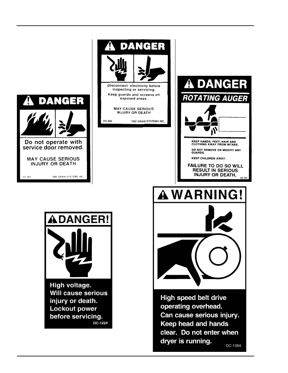 Safety | Grain Systems PNEG-630 User Manual | Page 5 / 121