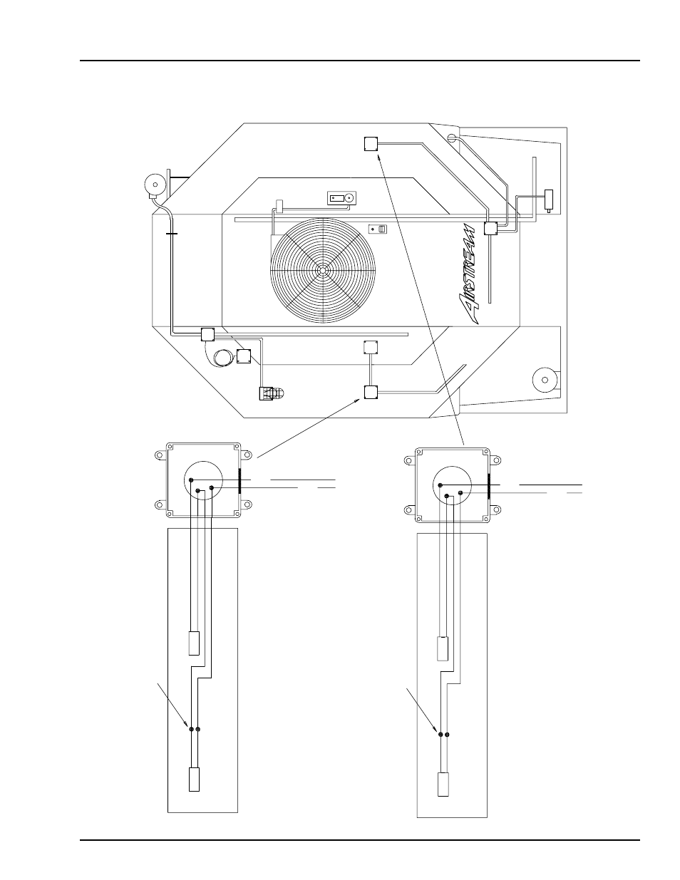 11xx, Rtd temperature sensor, Portable dryer troubleshooting | Wiring reference, Rear front | Grain Systems PNEG-630 User Manual | Page 54 / 121