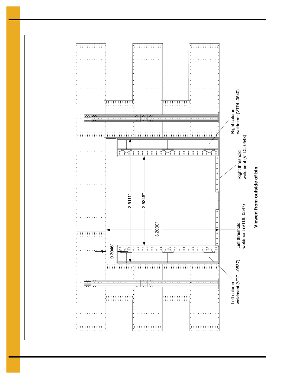 Column installation, Shown on, Assembly drawings | Grain Systems Bin Accessories PNEG-1742 User Manual | Page 18 / 28