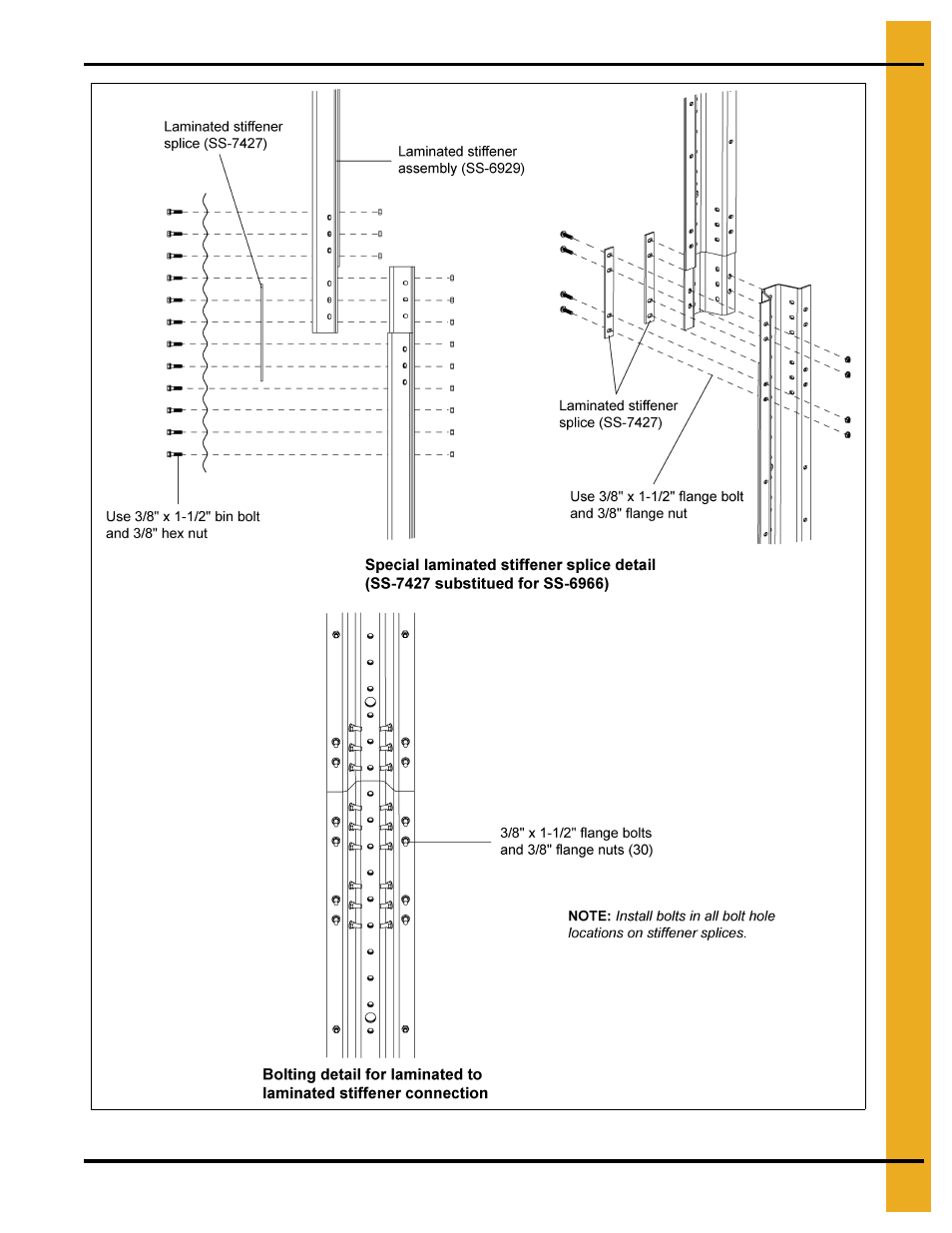 Stiffener instructions (inside stiffened only) | Grain Systems Tanks PNEG-972 User Manual | Page 41 / 84