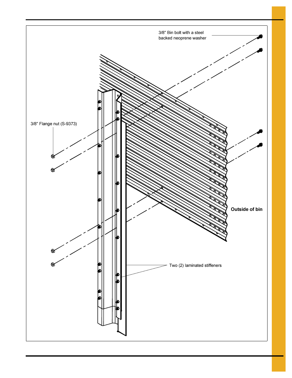 Stiffener instructions (inside stiffened only) | Grain Systems Tanks PNEG-972 User Manual | Page 47 / 84