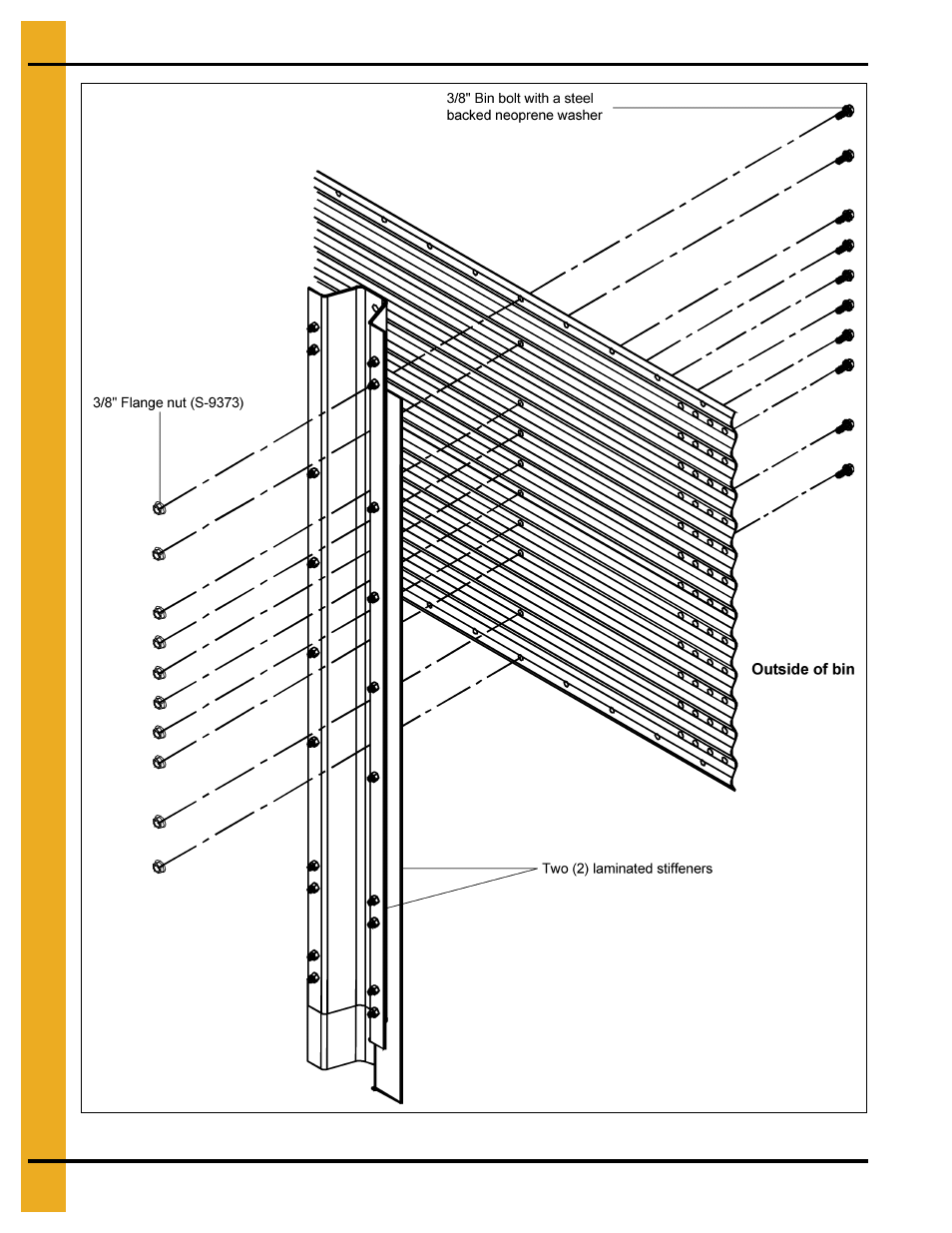 Stiffener instructions (inside stiffened only) | Grain Systems Tanks PNEG-972 User Manual | Page 48 / 84