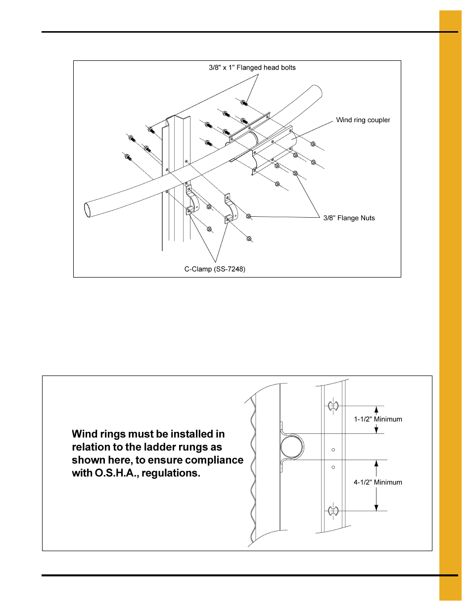 Wind ring assembly | Grain Systems Tanks PNEG-972 User Manual | Page 51 / 84