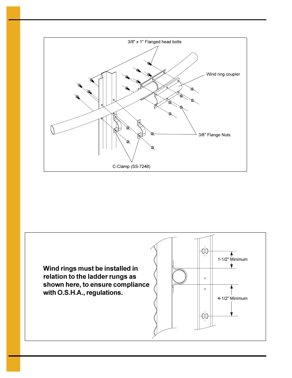 Wind ring assembly | Grain Systems Tanks PNEG-972 User Manual | Page 72 / 84