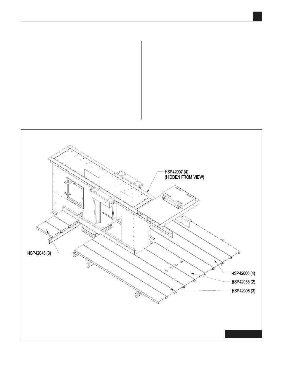 42" platform decking | Grain Systems Bucket Elevtors, Conveyors, Series II Sweeps PNEG-739 User Manual | Page 13 / 52