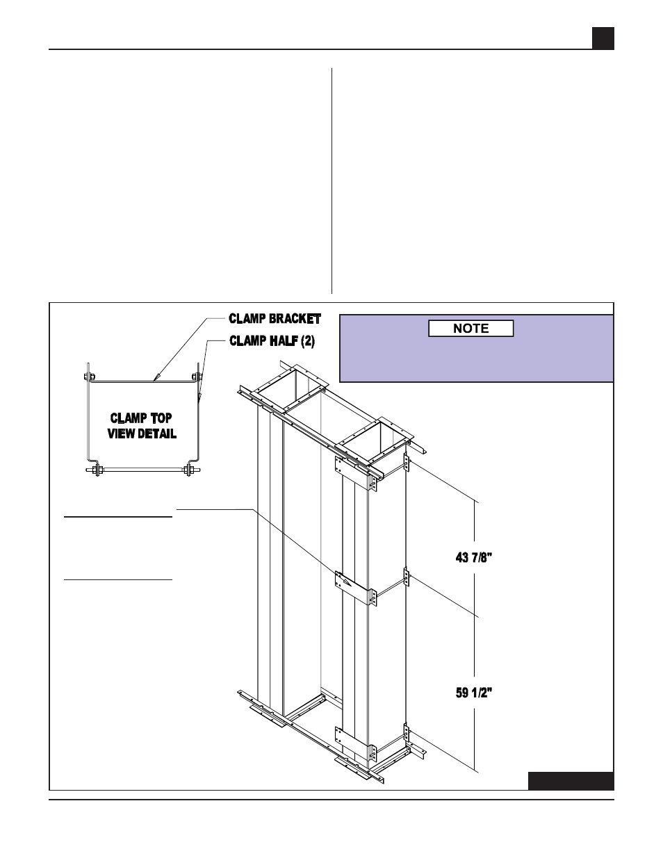 Clamp brackets | Grain Systems Bucket Elevtors, Conveyors, Series II Sweeps PNEG-739 User Manual | Page 29 / 52