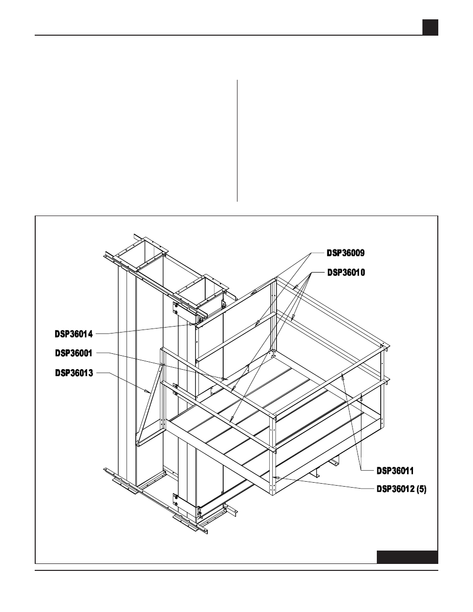 Handrail posts and handrail angles | Grain Systems Bucket Elevtors, Conveyors, Series II Sweeps PNEG-739 User Manual | Page 33 / 52