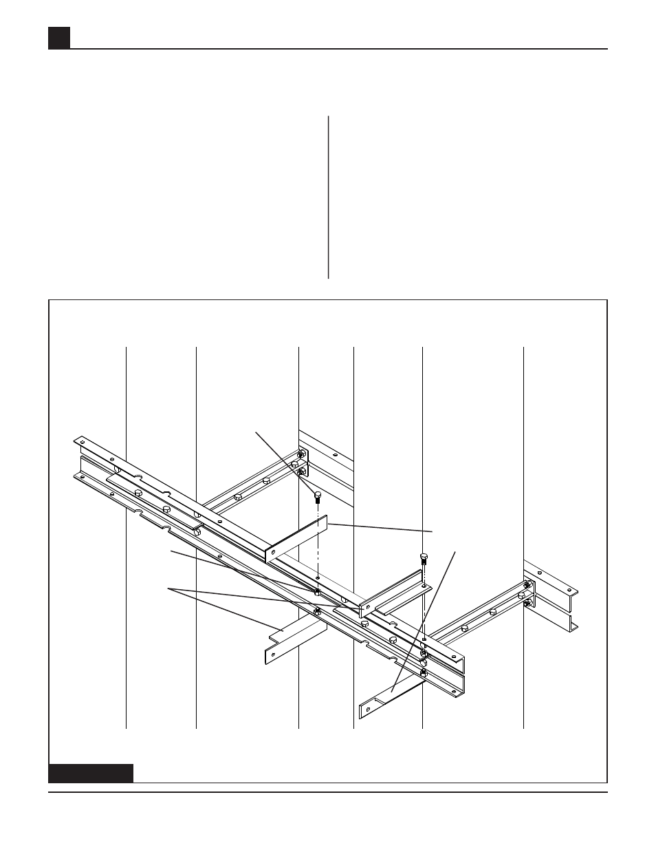 Ladder standoff attachment | Grain Systems Bucket Elevtors, Conveyors, Series II Sweeps PNEG-739 User Manual | Page 38 / 52