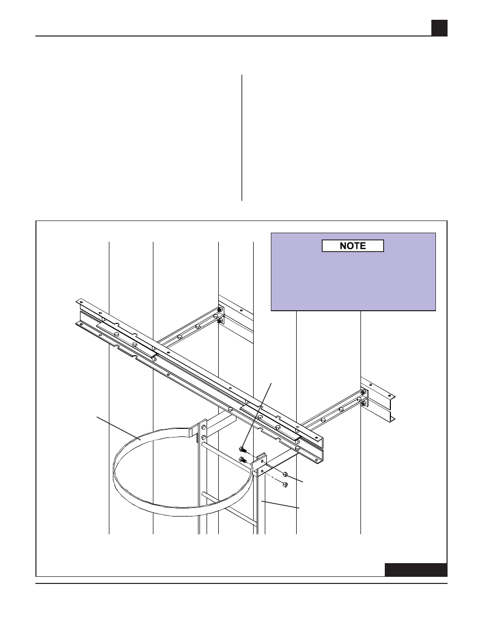 Ladder attachment | Grain Systems Bucket Elevtors, Conveyors, Series II Sweeps PNEG-739 User Manual | Page 39 / 52