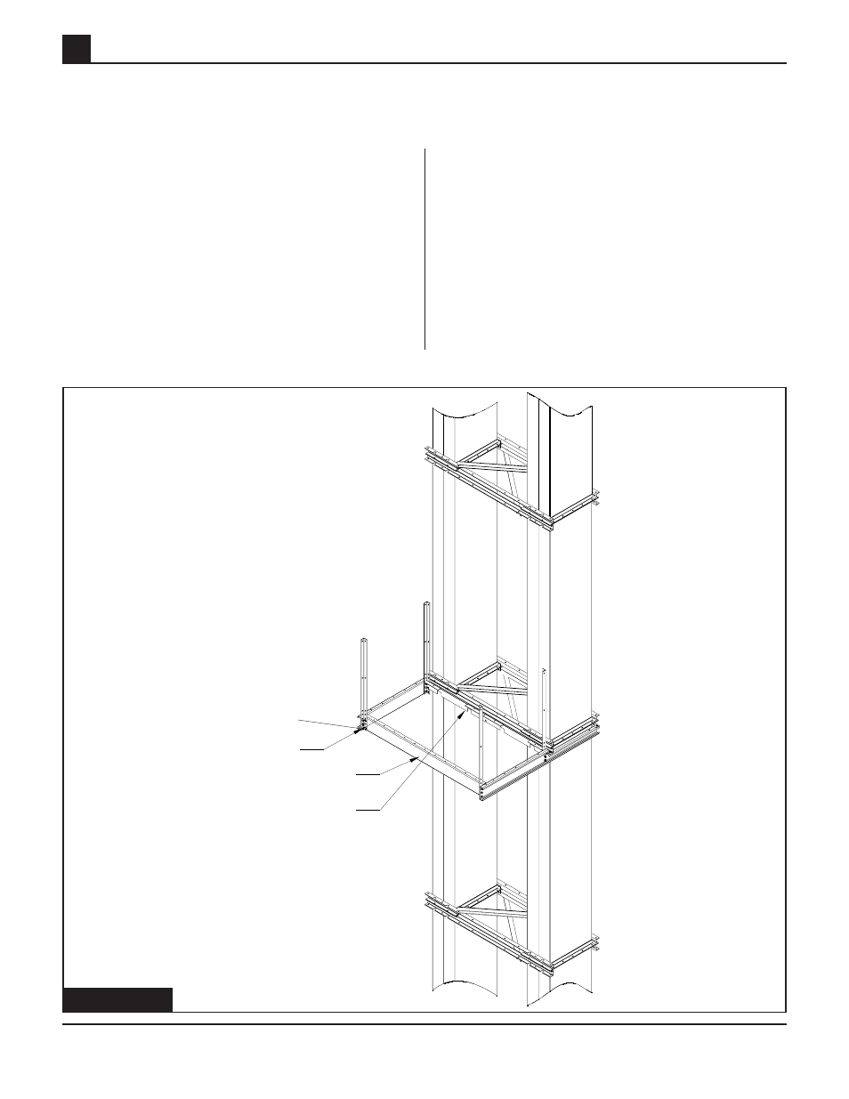 Front and rear mounting channels | Grain Systems Bucket Elevtors, Conveyors, Series II Sweeps PNEG-739 User Manual | Page 46 / 52