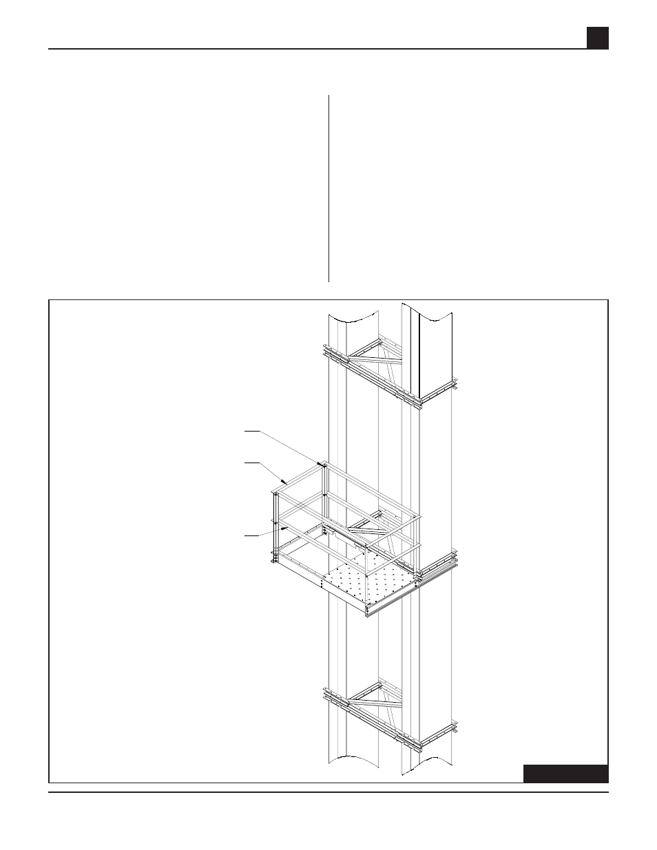 Top and mid handrails | Grain Systems Bucket Elevtors, Conveyors, Series II Sweeps PNEG-739 User Manual | Page 49 / 52