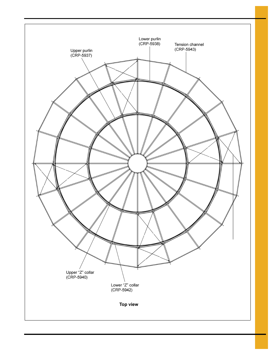 60' 20k roof instructions, Chapter 3 60' 20k roof instructions | Grain Systems Bin Accessories PNEG-1055 User Manual | Page 11 / 26