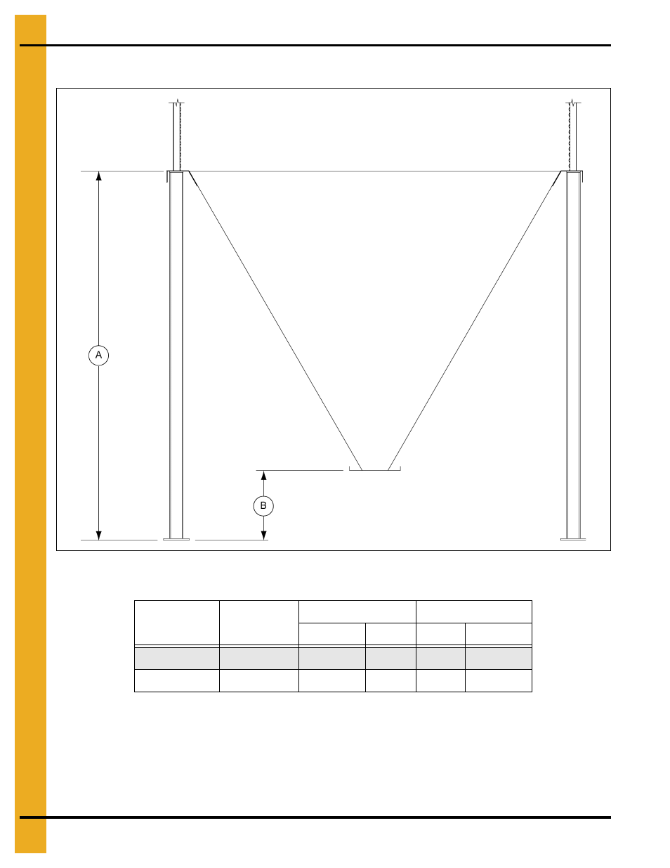 Column heights, Chapter 5 column heights, Standard commercial hopper tank column heights | Grain Systems Tanks PNEG-805 User Manual | Page 22 / 74
