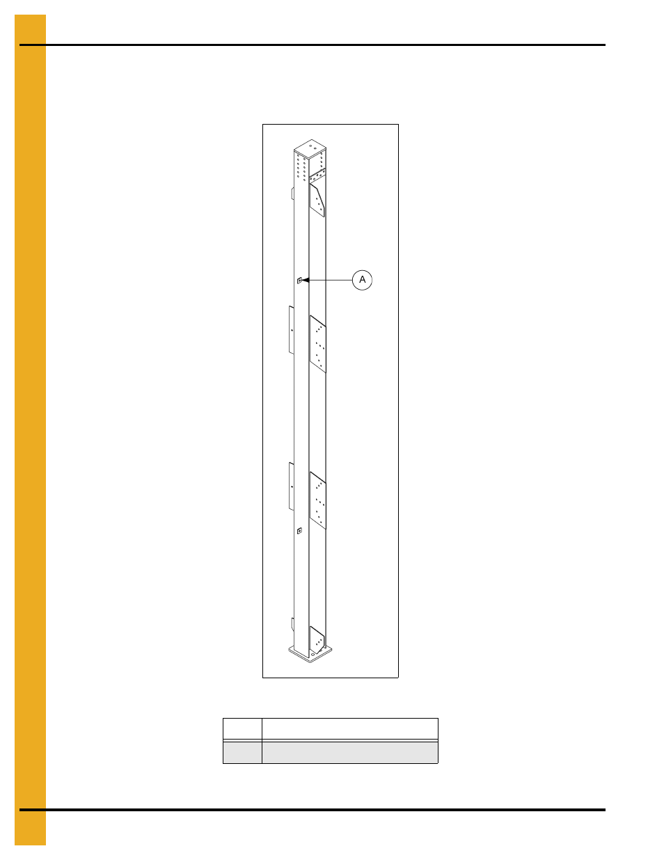Typical ncht36 column, Substructure part list | Grain Systems Tanks PNEG-805 User Manual | Page 24 / 74