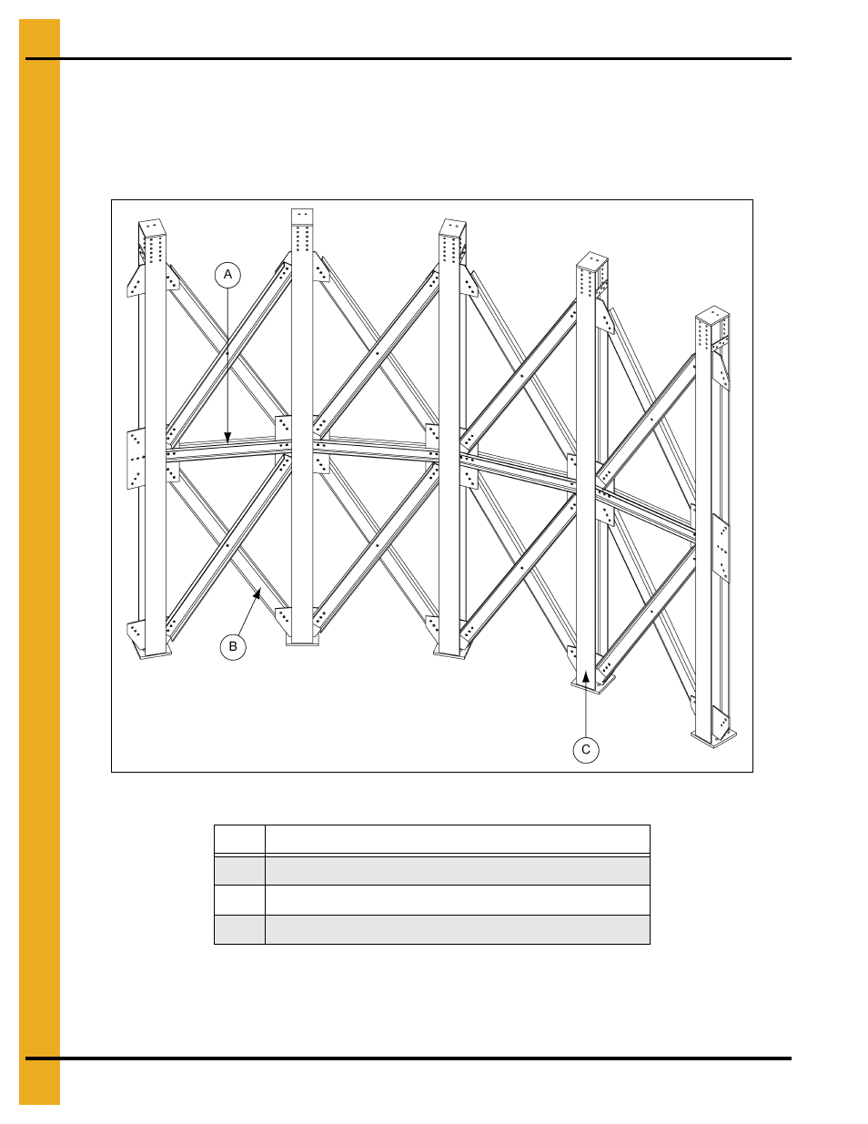 Bracing assembly | Grain Systems Tanks PNEG-805 User Manual | Page 26 / 74