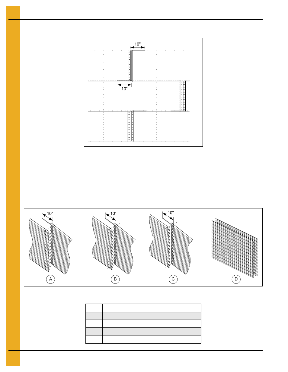 Caulking detail, Refer to, Sidewall assembly | Grain Systems Tanks PNEG-805 User Manual | Page 34 / 74