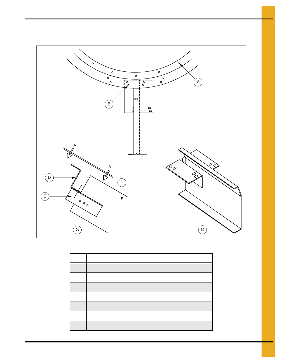 Roof rafter installation | Grain Systems Tanks PNEG-805 User Manual | Page 57 / 74