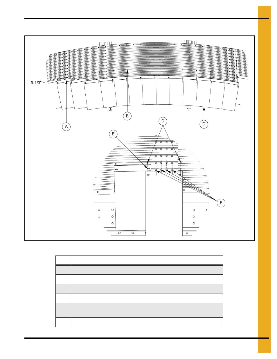 Replace drille, Flashing installation (continued), Flashing | Grain Systems Tanks PNEG-805 User Manual | Page 71 / 74