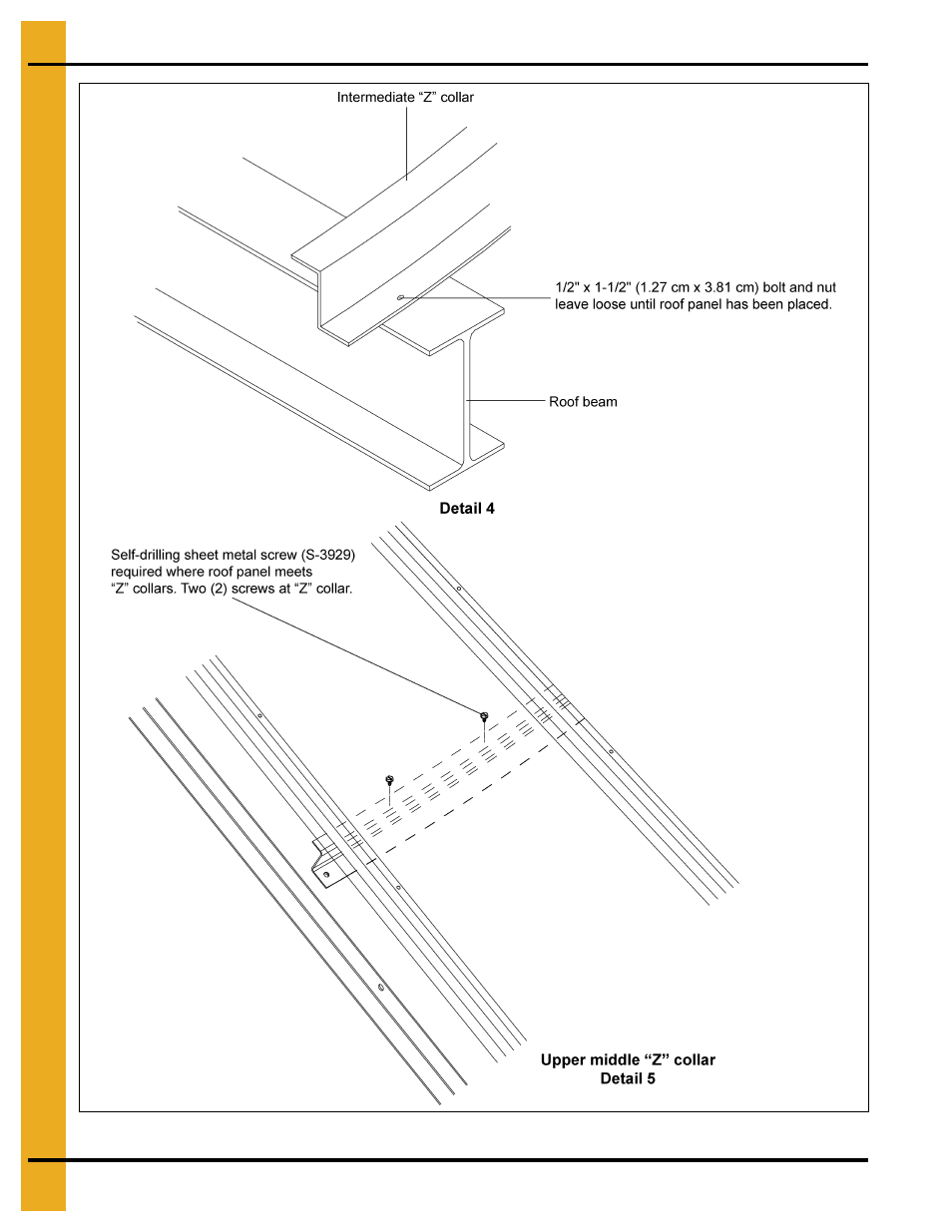 72' high wind roof assembly instructions | Grain Systems Bin Accessories PNEG-1863 User Manual | Page 14 / 28