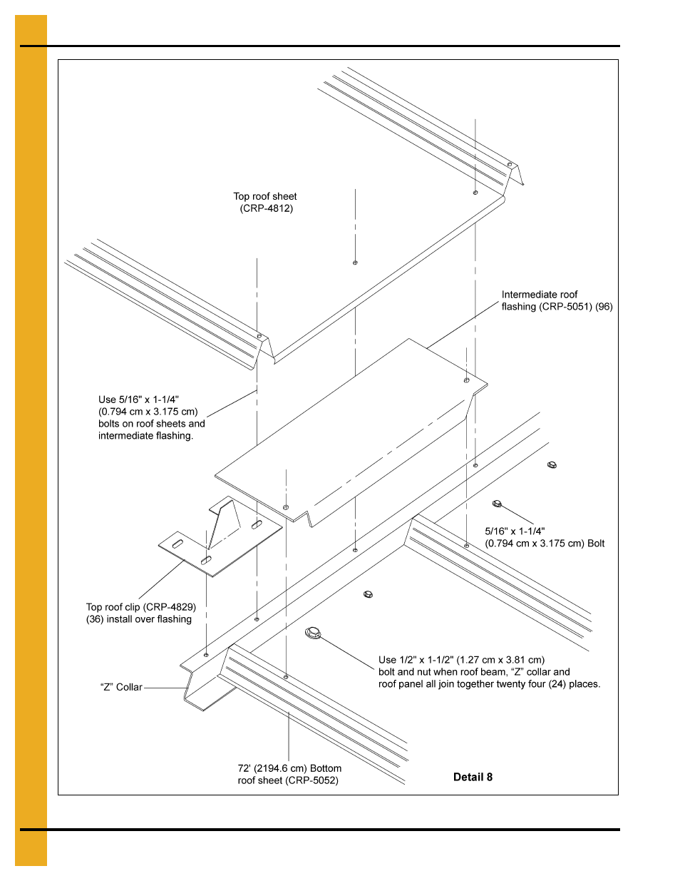 72' high wind roof assembly instructions | Grain Systems Bin Accessories PNEG-1863 User Manual | Page 16 / 28