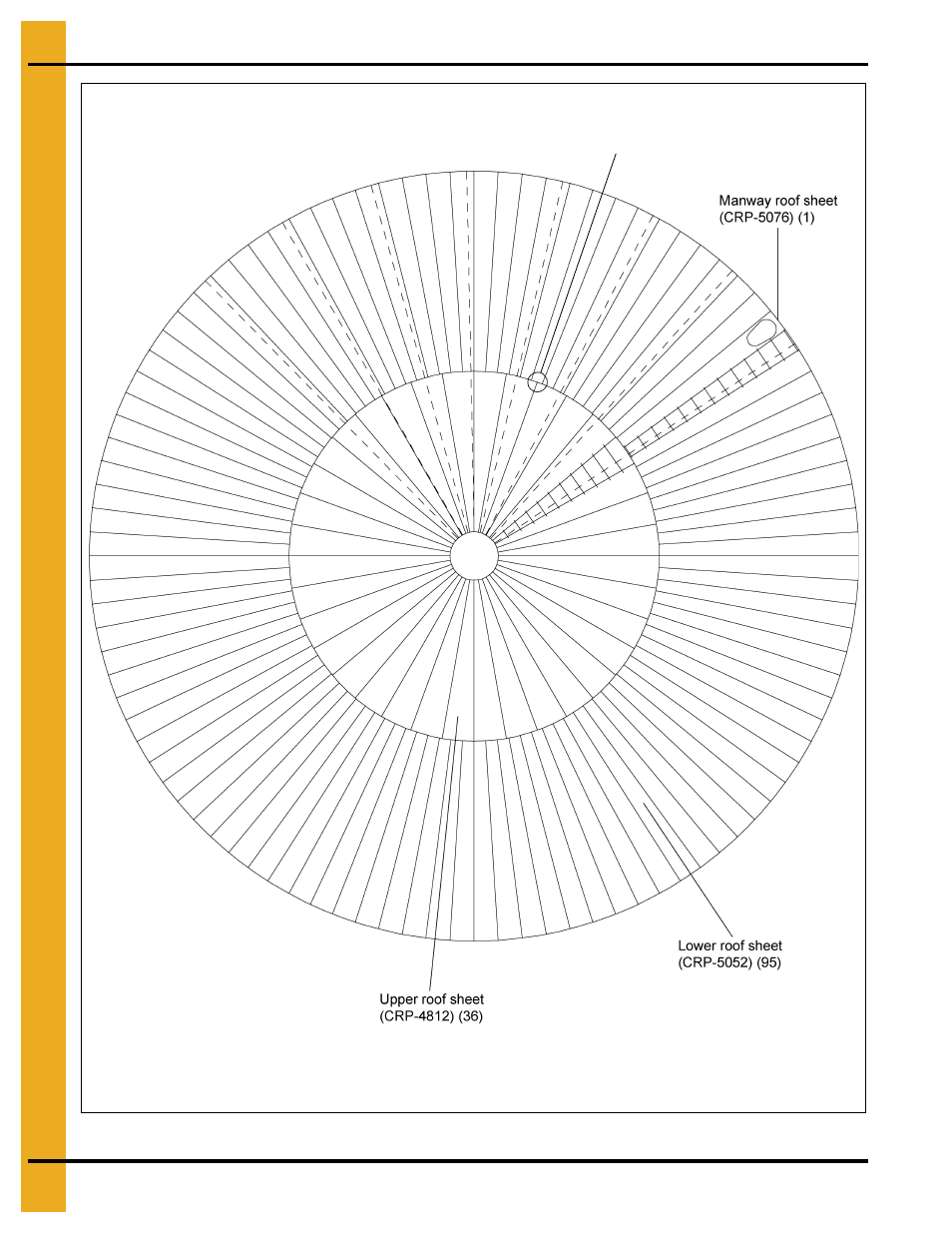 72' high wind roof assembly instructions | Grain Systems Bin Accessories PNEG-1863 User Manual | Page 18 / 28