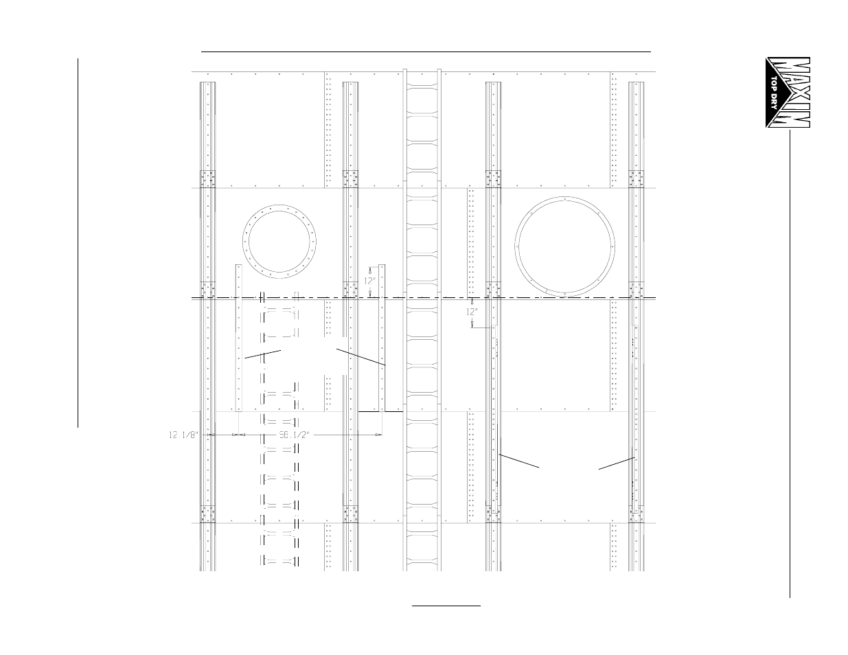 Figure #41, Detailed layout for proper location of platforms | Grain Systems PNEG-365 User Manual | Page 35 / 50