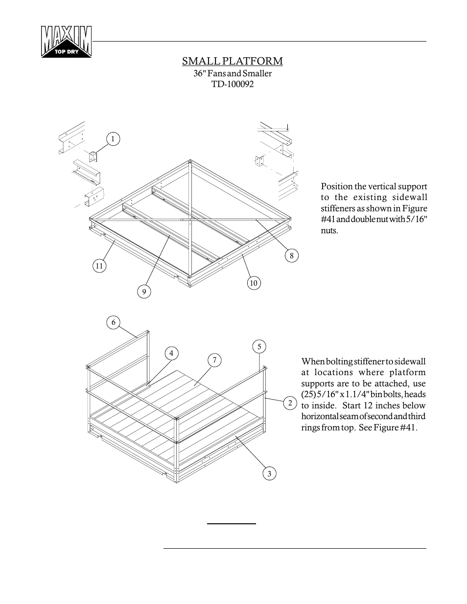 Figure #44, Small platform | Grain Systems PNEG-365 User Manual | Page 38 / 50