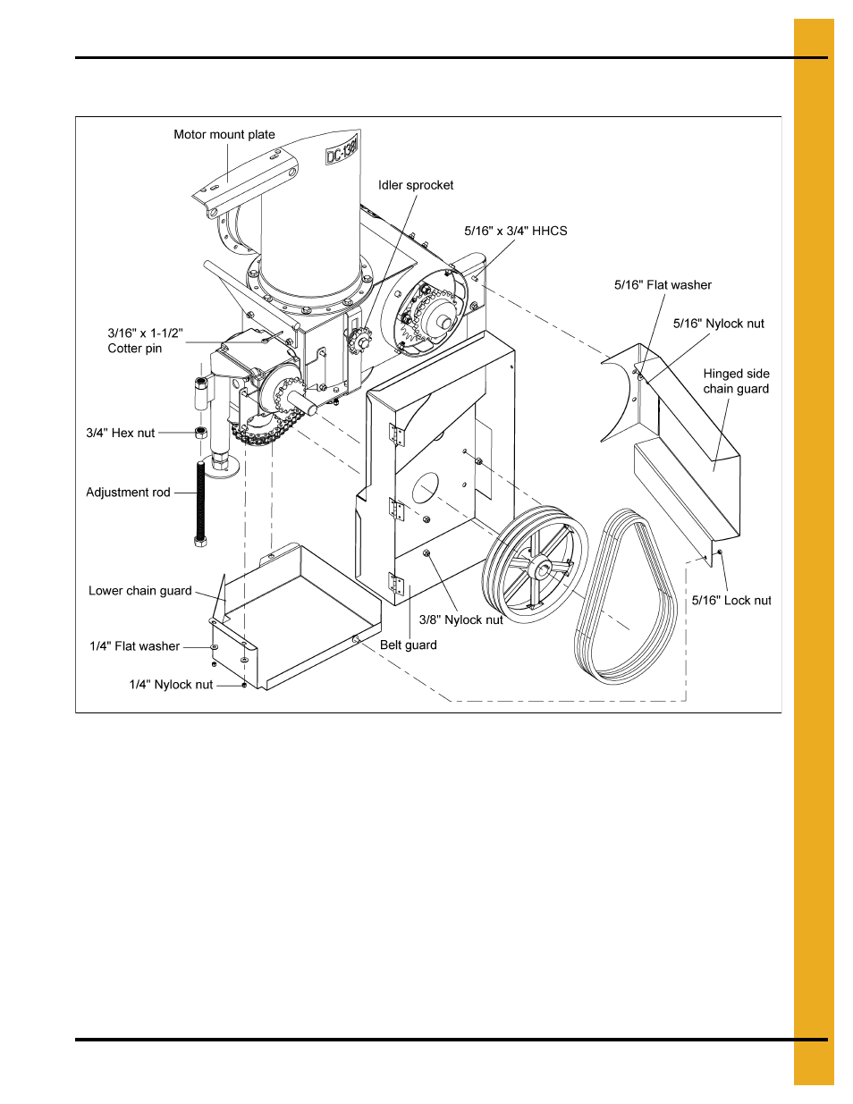 Electric motor drive (continued) | Grain Systems Unload Augers PNEG-1079 User Manual | Page 15 / 46