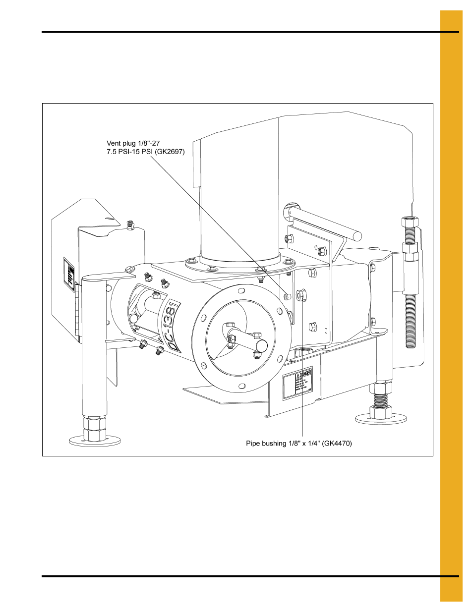 Vent plug | Grain Systems Unload Augers PNEG-1079 User Manual | Page 17 / 46