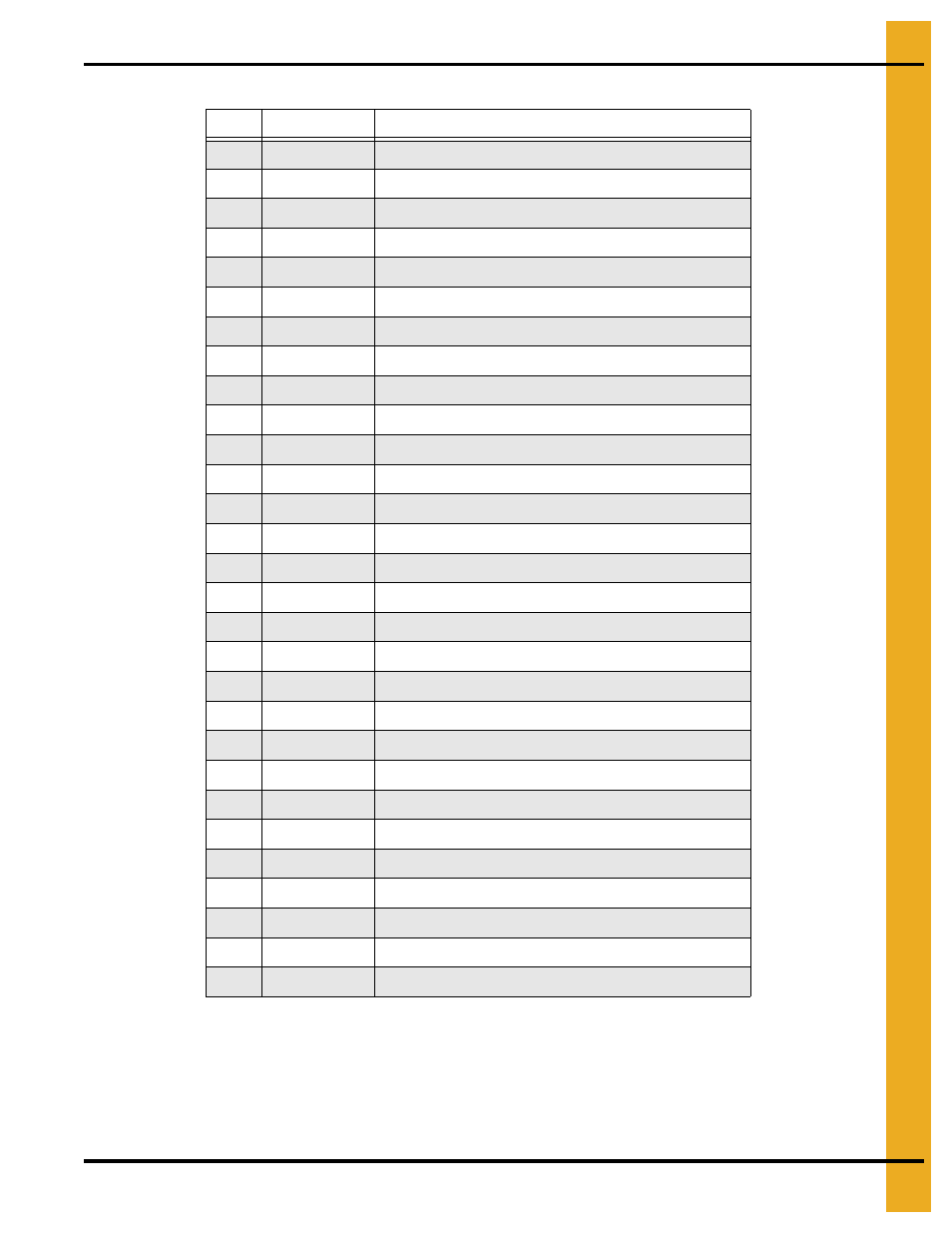 Parts list | Grain Systems Unload Augers PNEG-1079 User Manual | Page 27 / 46